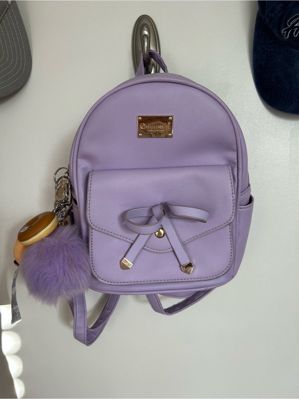 Lilac purple pastel mini Backpack
